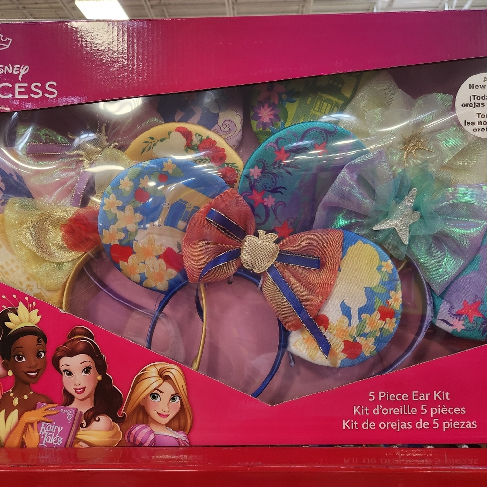 Disney Princess themed 5 piece Mickey Ears